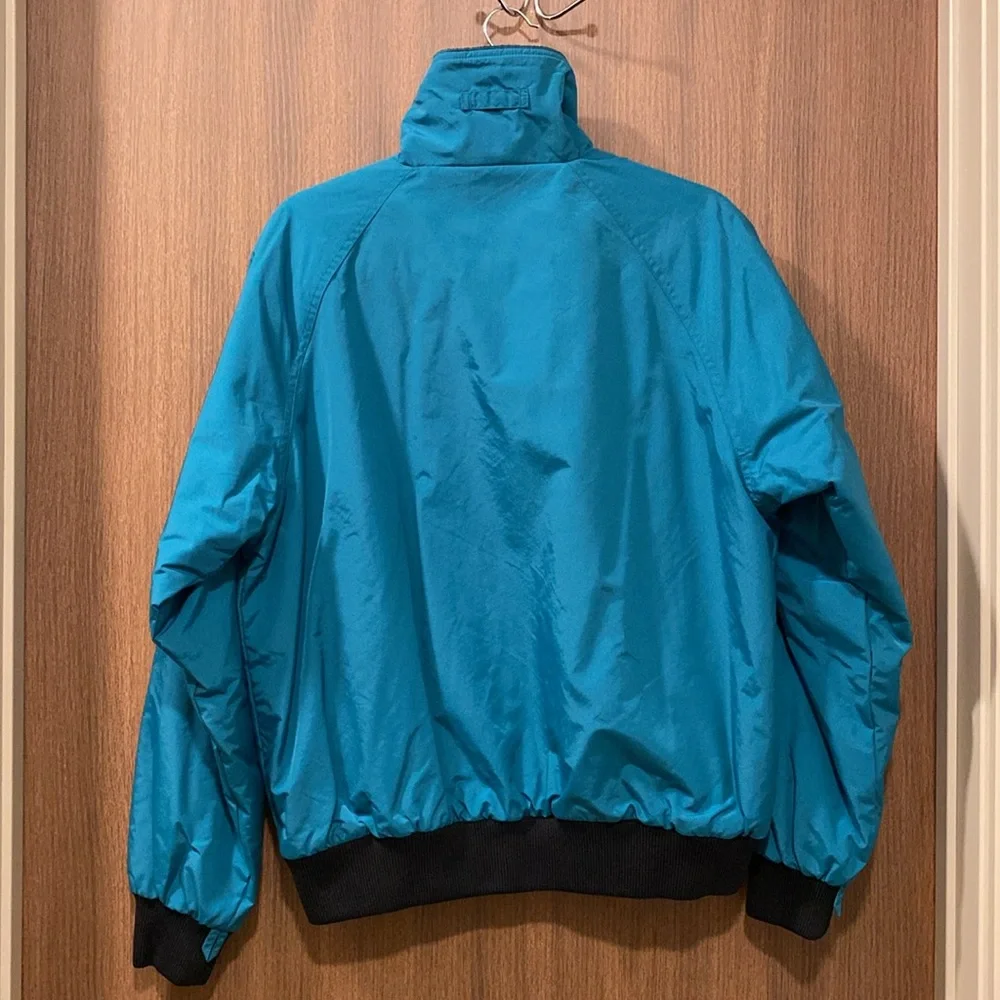 Uniforms To You (UTY)‎ Vintage Unisex Turquoise Nylon Bomber Jacket Size Medium
